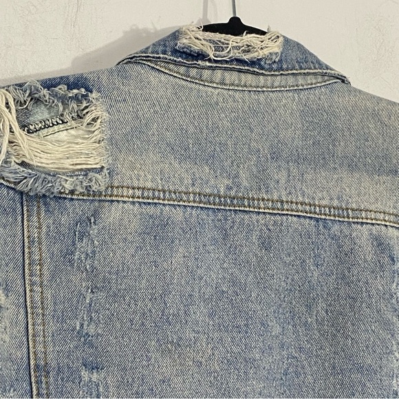 AMIRI Light Blue Denim Palm Trucker Jacket M - Picture 5 of 9